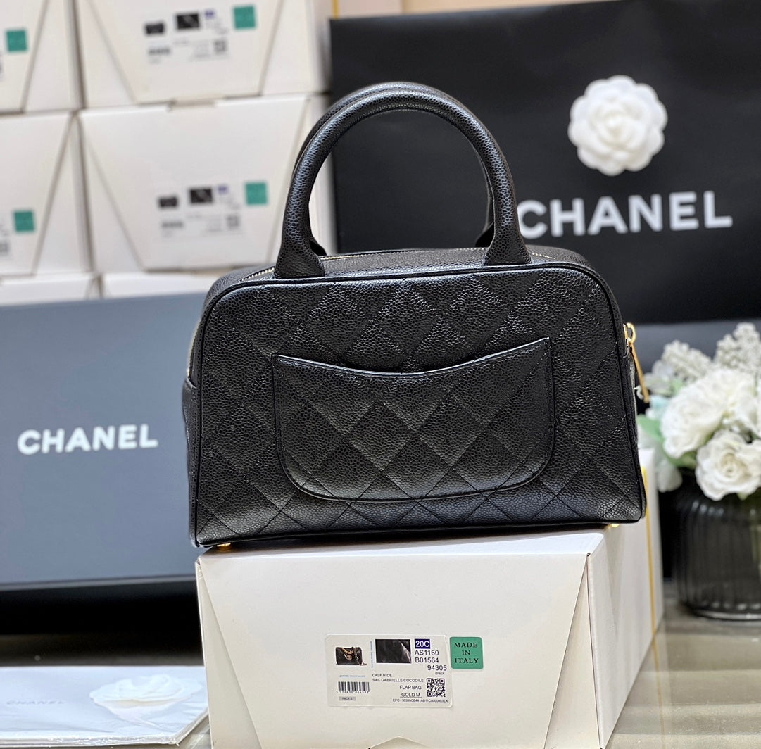 小香家-Chanel Vintage 中古保齡球包 黑色