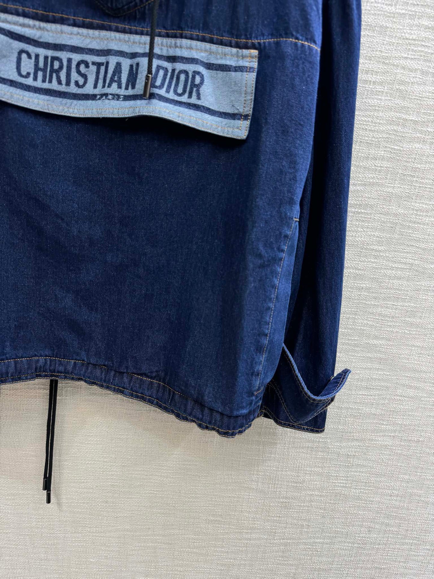 迪D家-2403 刺繡牛仔連帽衛衣