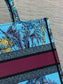 迪D家-Book Tote 2023春夏系列 動物園亮藍色 中號