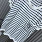迪D家-2403 24新品上架條紋口袋針織短袖