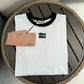 穆M家-2404  24春夏新款學院風logo長袖TEE
