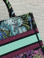 迪D家-Book Tote 2023春夏系列 動物園藍綠色 小號