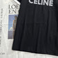 賽C家-2403 24早春新品虛線字母logoTEE 黑色