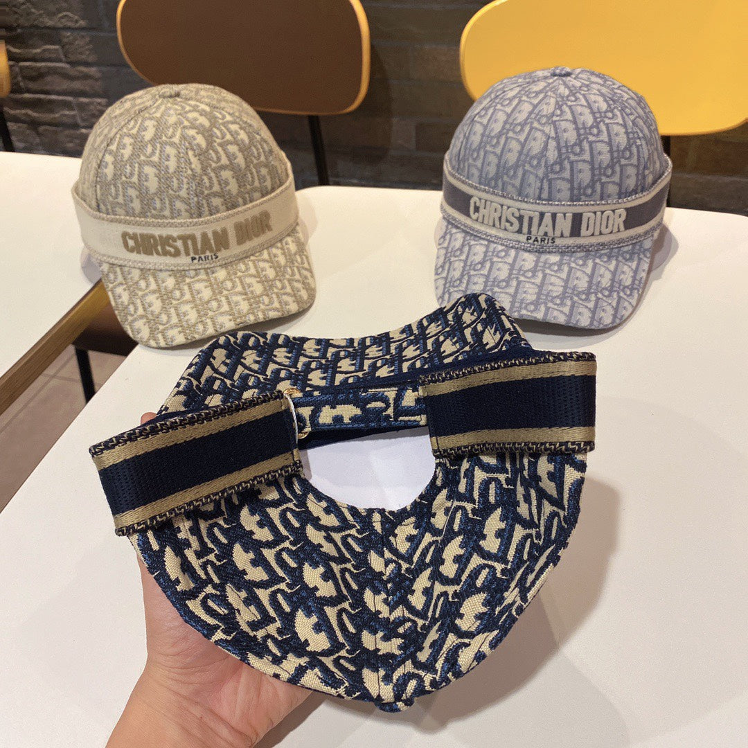 迪D家-韓版新款 重工刺繡老花棒球帽
