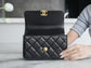 小香家-Chanel 24c雙金球 CF Mini19 黑色
