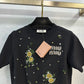 穆Ｍ家-2404 夏季新款重工釘珠針織上衣