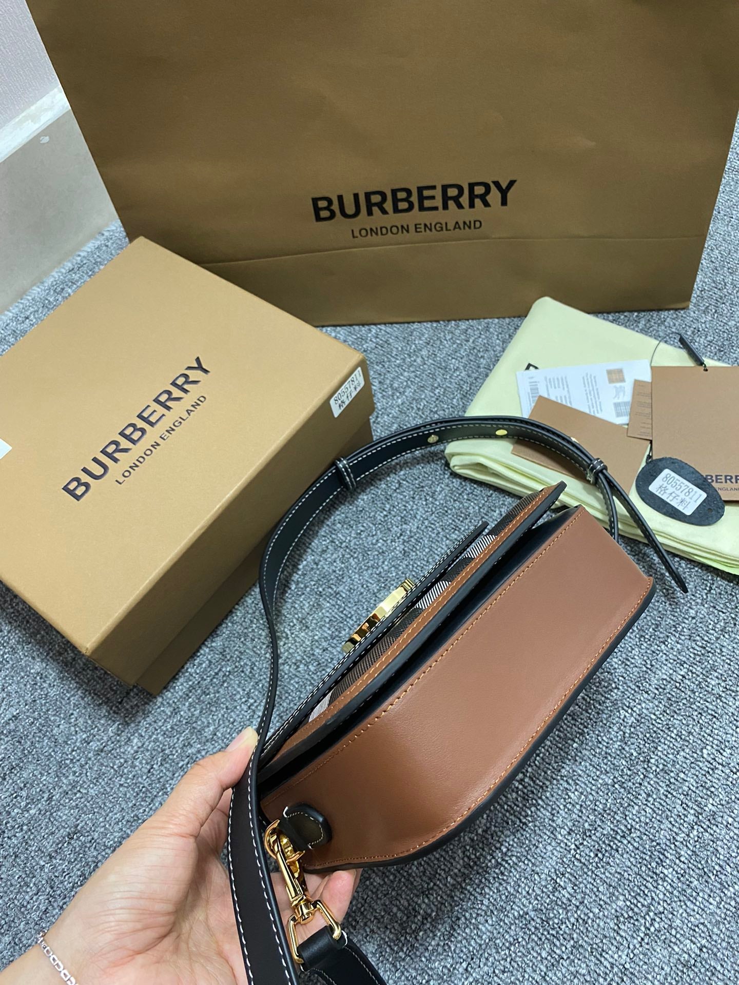 巴B家-Elizabeth Bag 小號 格紋款