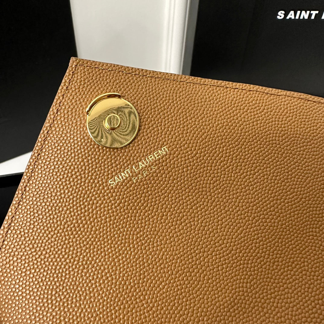 聖Y羅-Envelope 信封包 小號 焦糖色