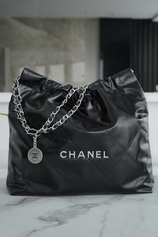 小香家-22P 22Bag 中號 黑色銀扣