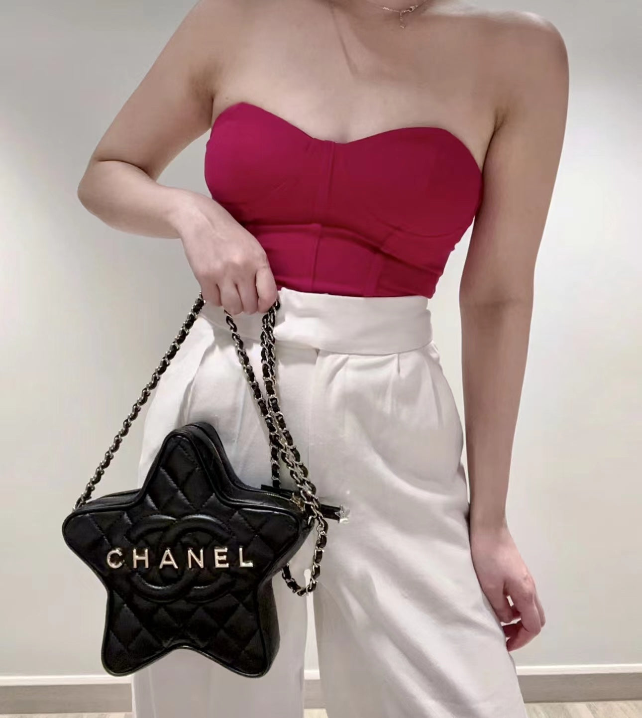 小香家-Chanel 24c 早春度假系列限量版 星星包 黑色