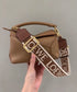 熱銷款 羅L威-puzzle 小牛皮 焦糖色 Mini