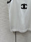 賽C家-2404 字母logo針織吊帶背心 白色
