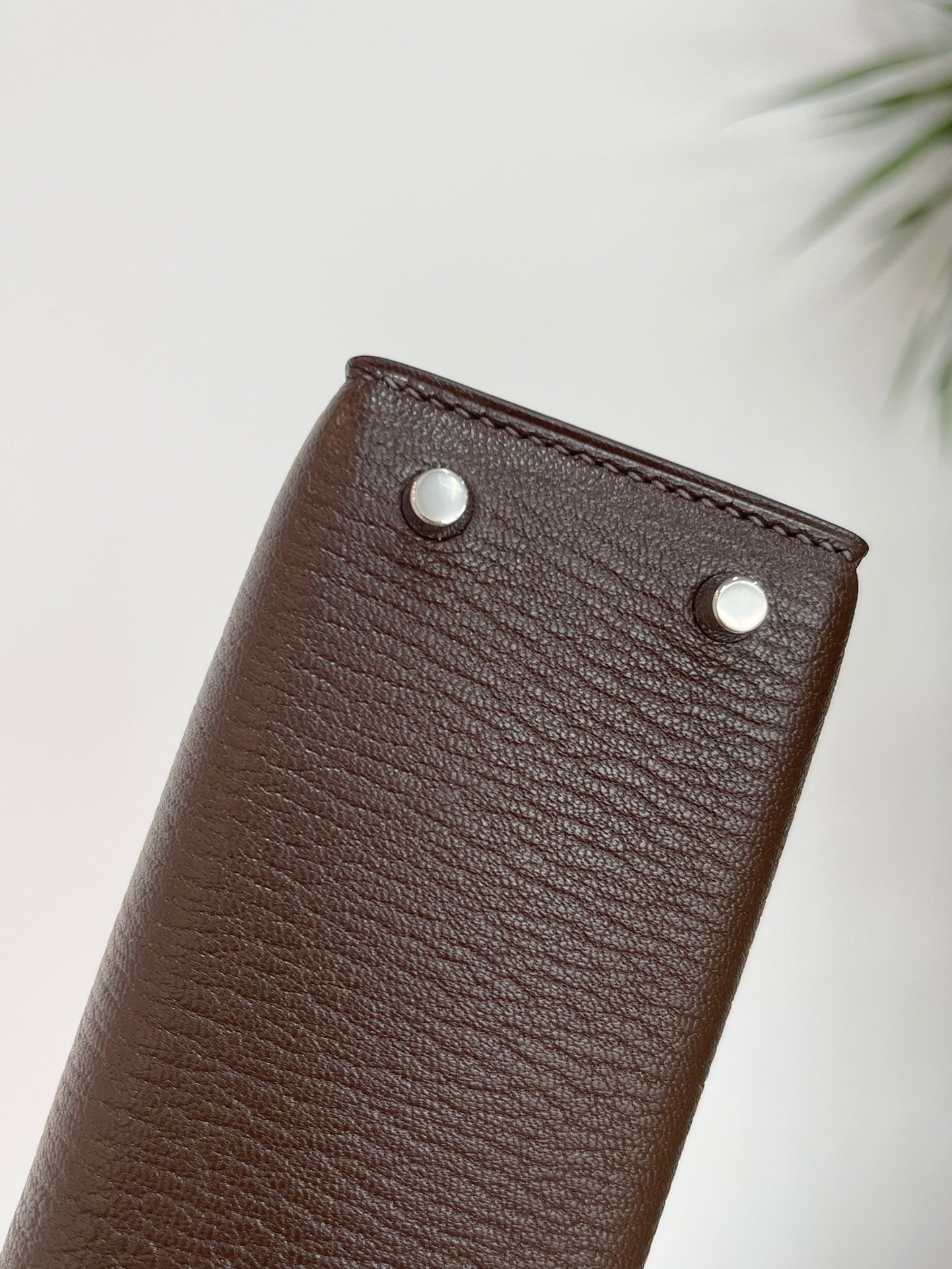 小愛款-Kelly Mini 2代 山羊皮 41哈瓦那色 銀扣