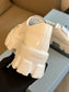 普P家-2024三角標厚底鞋 白色