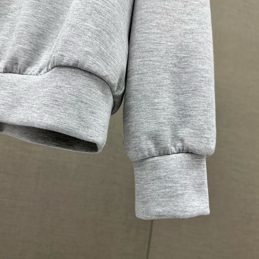 穆M家-2404 假兩件簡約風休閒套裝 灰色