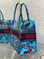 迪D家-Book Tote 2023春夏系列 動物園亮藍色 中號