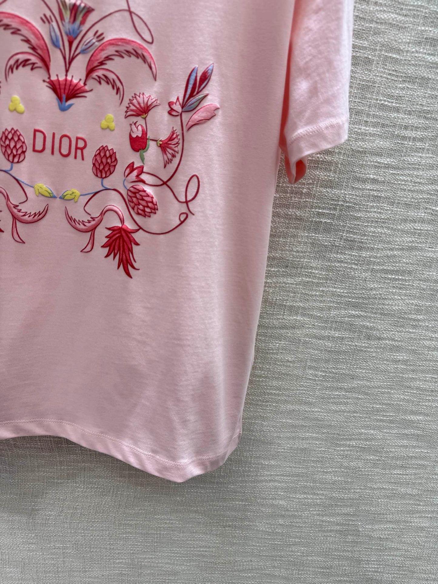 迪D家-2403 24早春最新發泡印花TEE 粉色