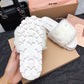 穆M家-2023秋冬新款 蓬鬆柔軟羊毛拖鞋 白色