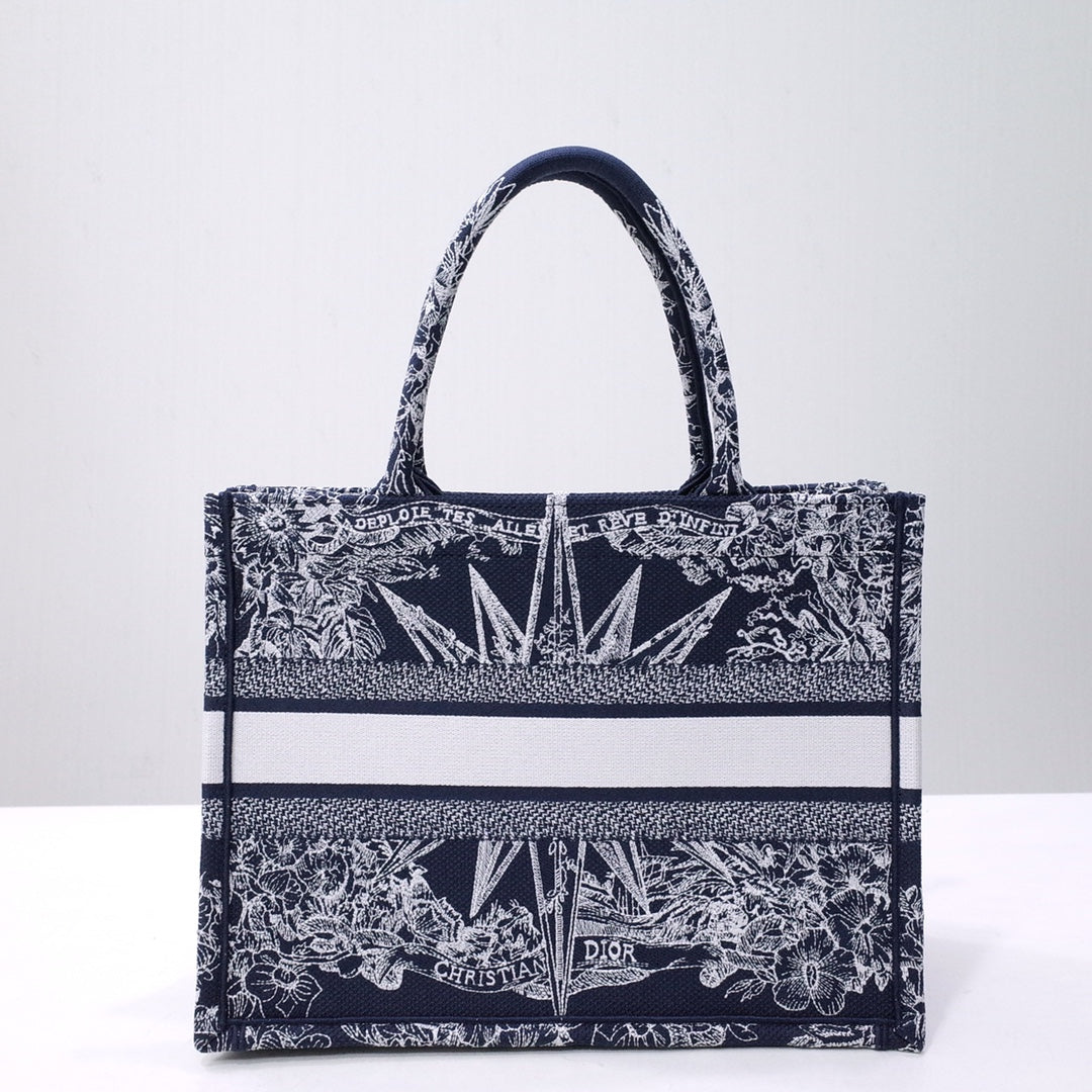 迪D家 Book Tote 復古印花圖 中號36.5cm