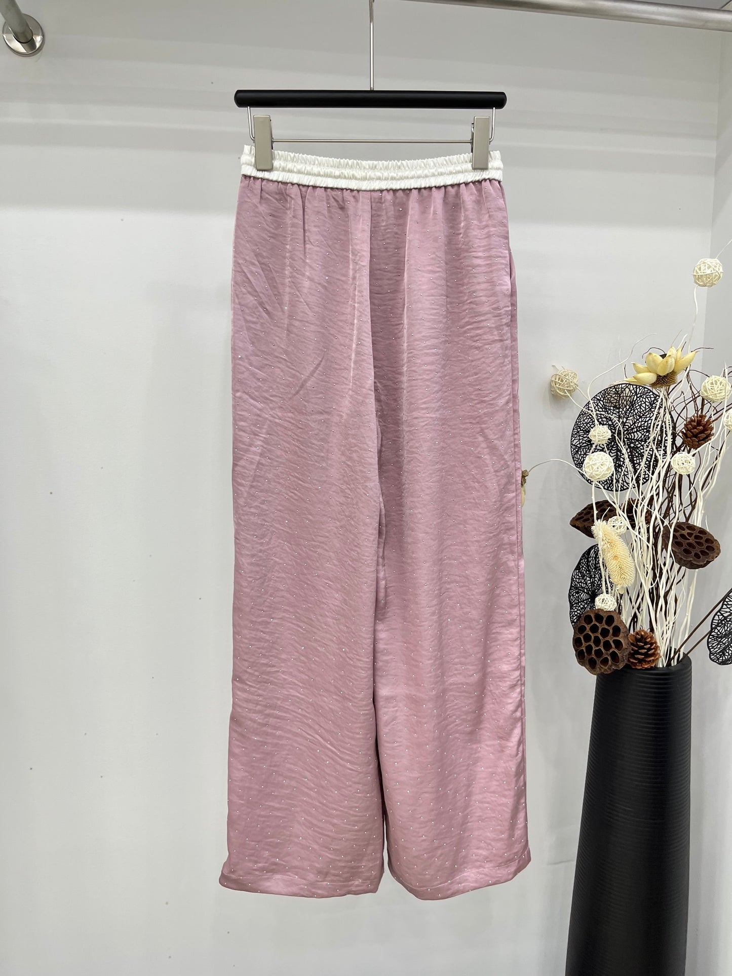 穆Ｍ家-2404 24新款休閒褲 粉色