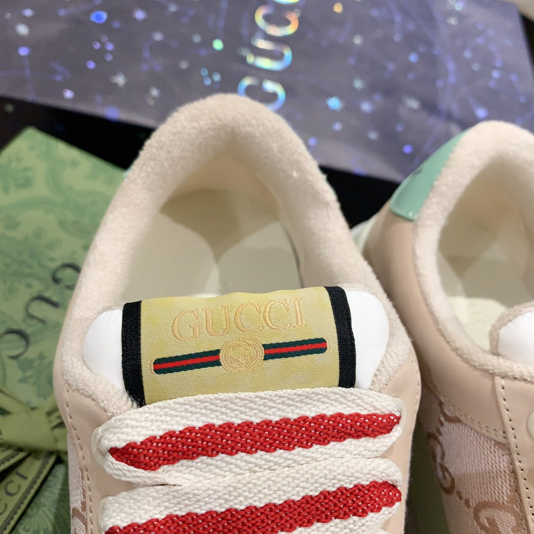 古G家-2023新款 厚底髒髒鞋 粉色