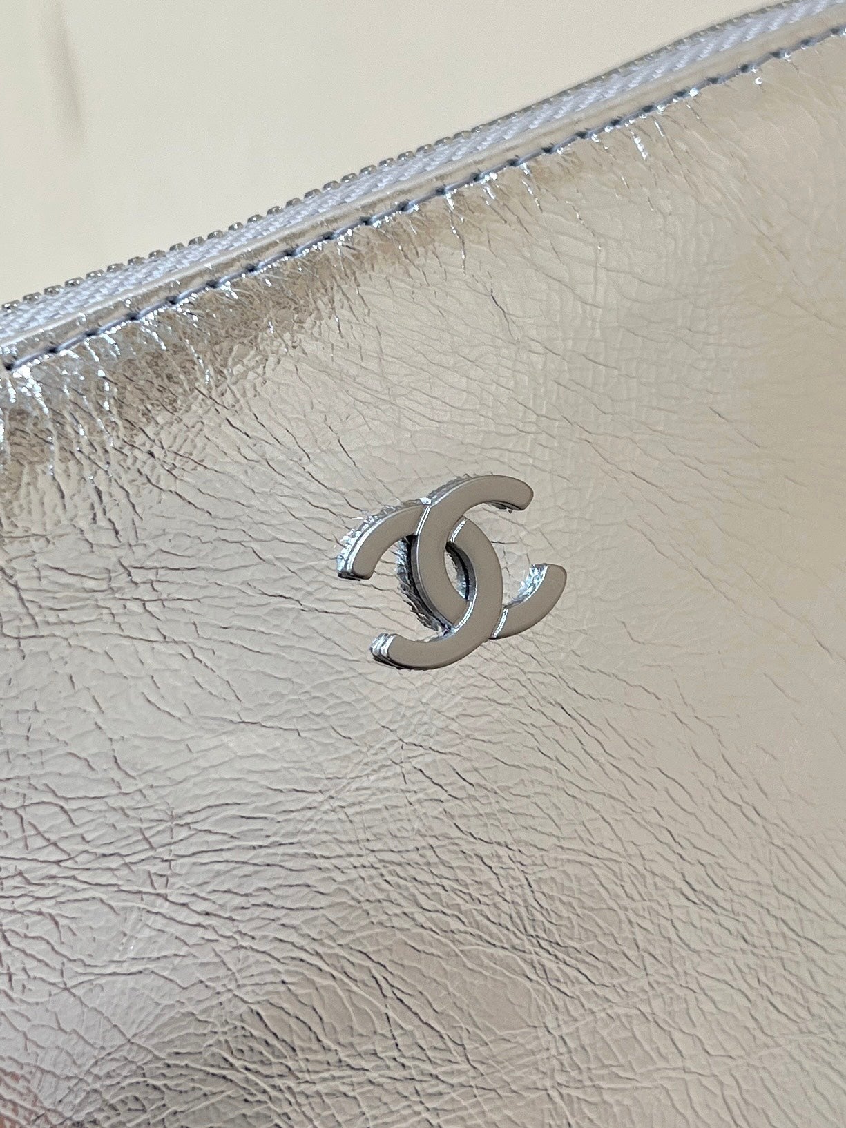 小香家-25C 22Bag 金屬皮 銀色