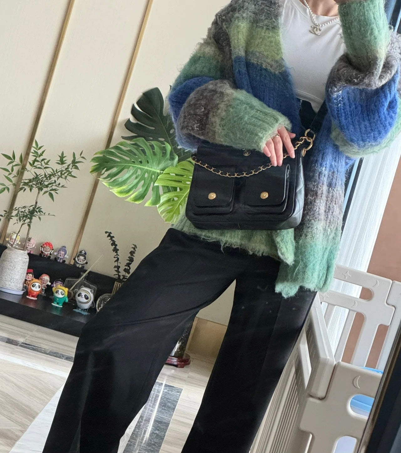 小香家-Chanel Hobo 復古單肩包 黑色