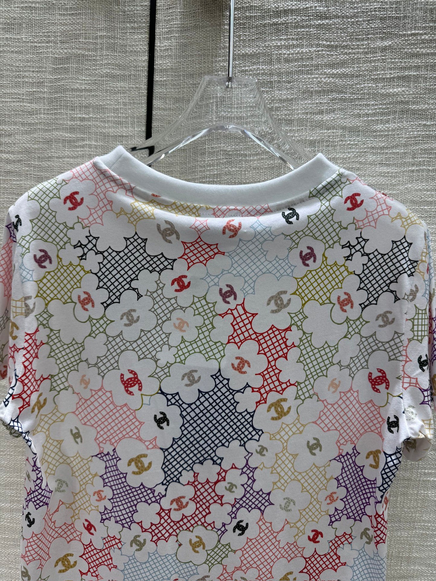 小香家-2403 重工珠片圓領短袖TEE