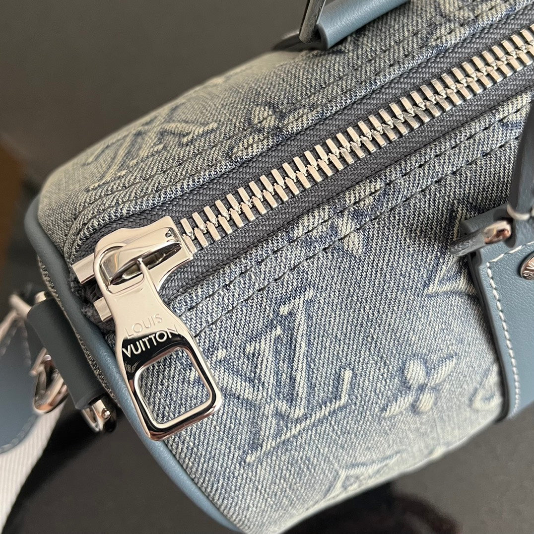M22762 路L家-keepall25 浮雕牛仔款