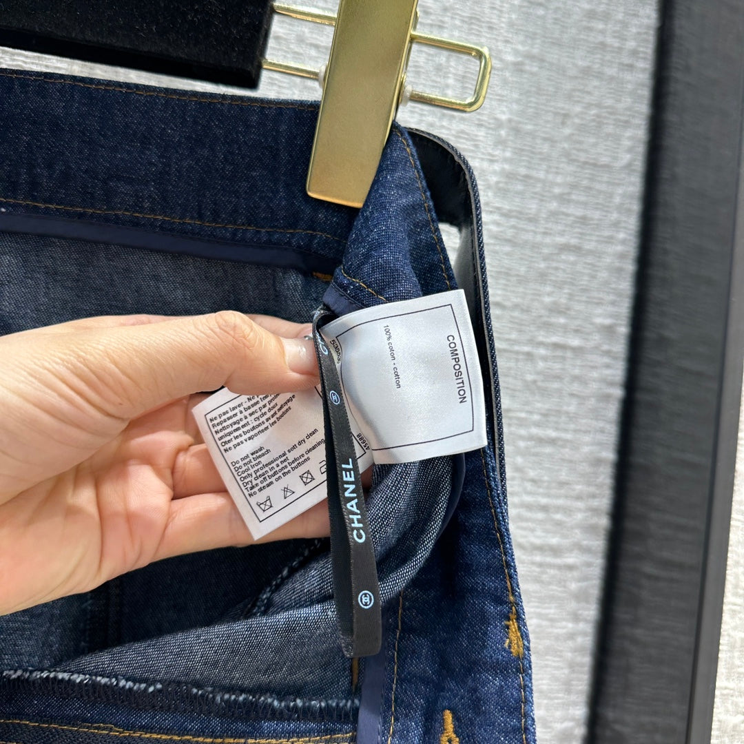 小香家-2403 24早春新品天絲牛仔直筒褲