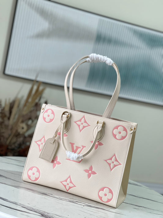 M45595 路L家-OnTheGo Tote 中號 奶油白