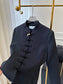 迪D家-2403 新款中式盤扣修身剪裁西服外套