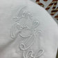 芬F家-2403 24SS春夏新款Logo刺繡圓領短袖TEE 白色