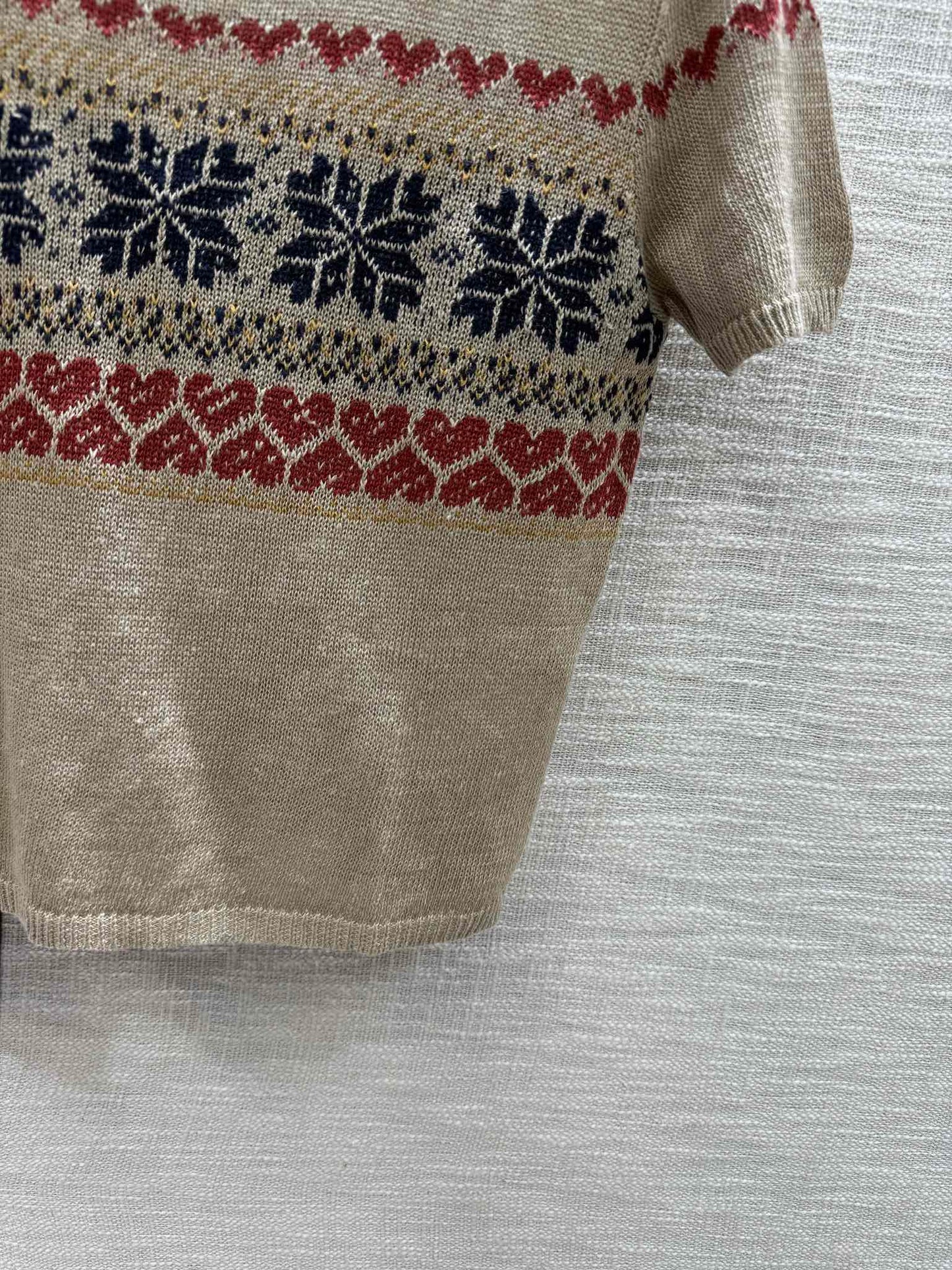 賽C家-2404 雪花愛心logo針織短袖