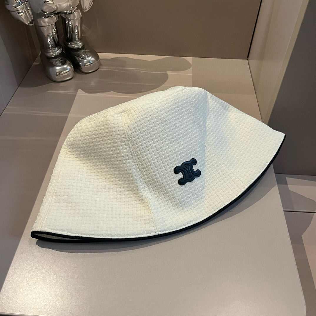 賽C家-春夏漁夫帽 頭圍57cm 白色