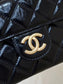 小香家-Chanel Hobo 23c早春款 油蠟皮黑色 小號