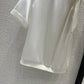 小香家-2404 24s春夏新品蝴蝶結繫帶圓領單袖小上衣 白色