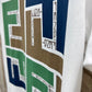 芬F家-2403 24SS春夏新款 logo字母印花短袖TEE 綠色