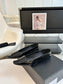 聖Y羅-2025平底方頭鞋 亮黑色