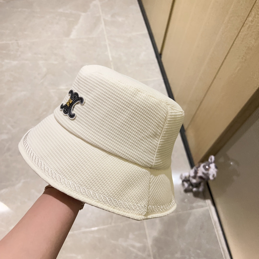 賽C家-2023新款凱旋百搭漁夫帽 白色