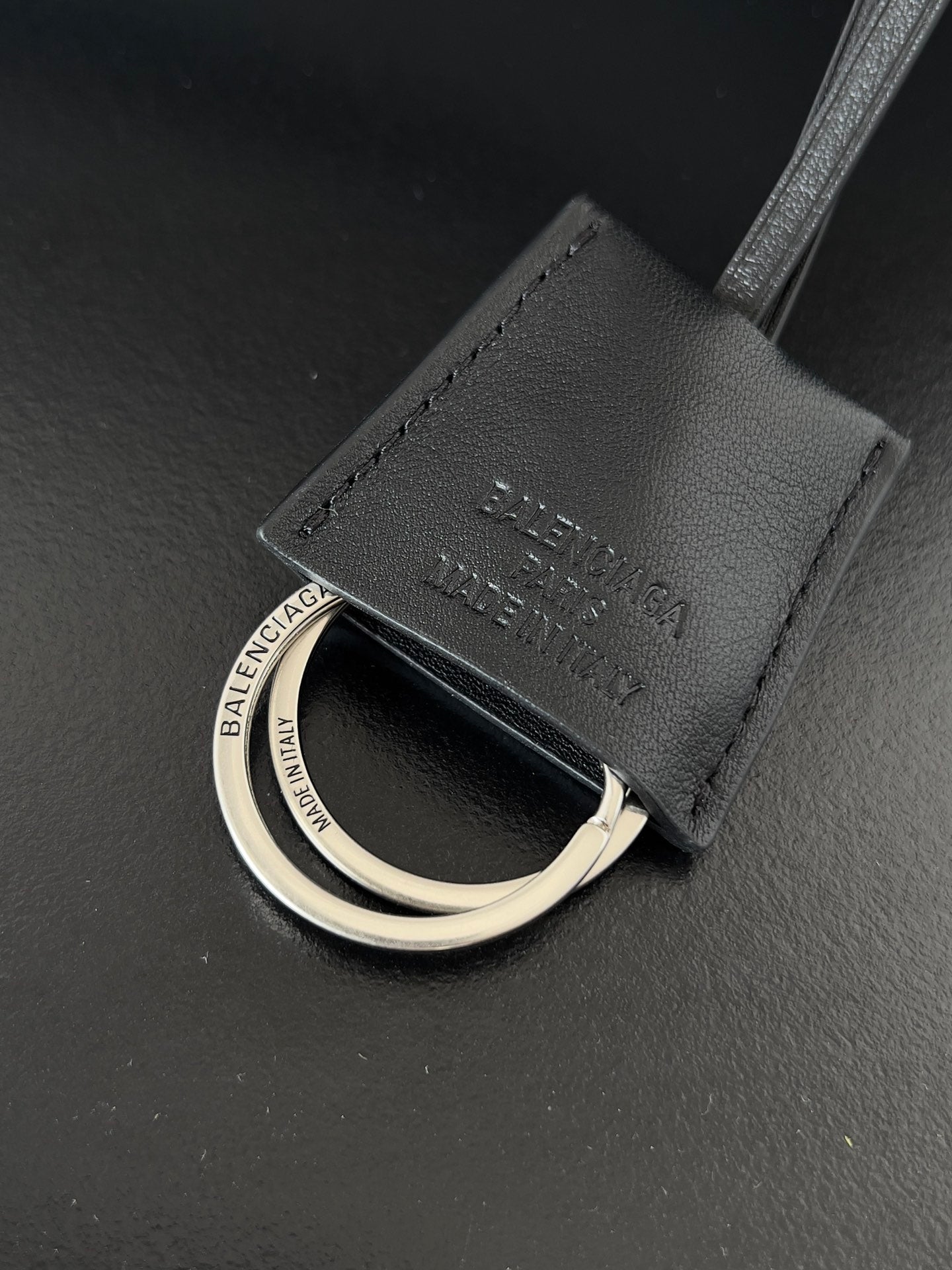 巴黎世-RODEO包-L39.8cm-黑銀扣