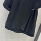 小香家-2404 24s春夏新品蝴蝶結繫帶圓領單袖小上衣 黑色