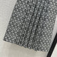 芬F家-2403 24早春新品中長款壓褶半身裙
