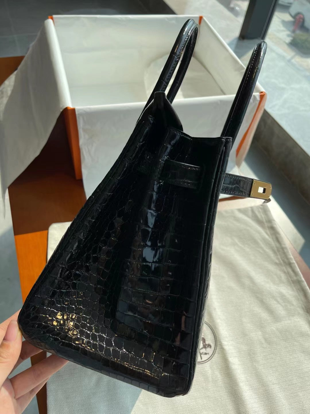 小愛款-Birkin 30 鱷魚 黑色 金扣