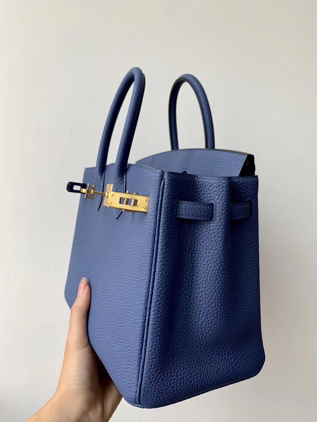 小愛款-Birkin 25 Togo 7E Blue birghton 明藍色 金扣