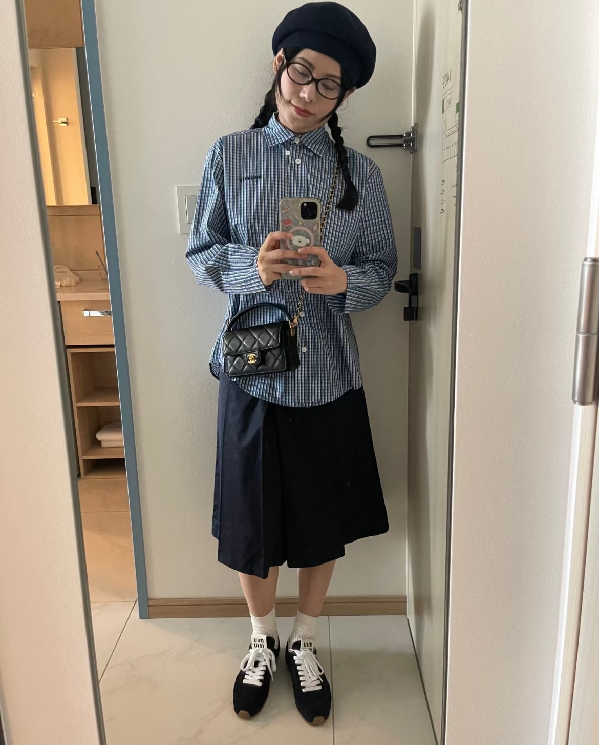 小香家-手柄mini口蓋包 黑色
