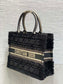 迪D家-Book tote 毛絨黑藍色 中號