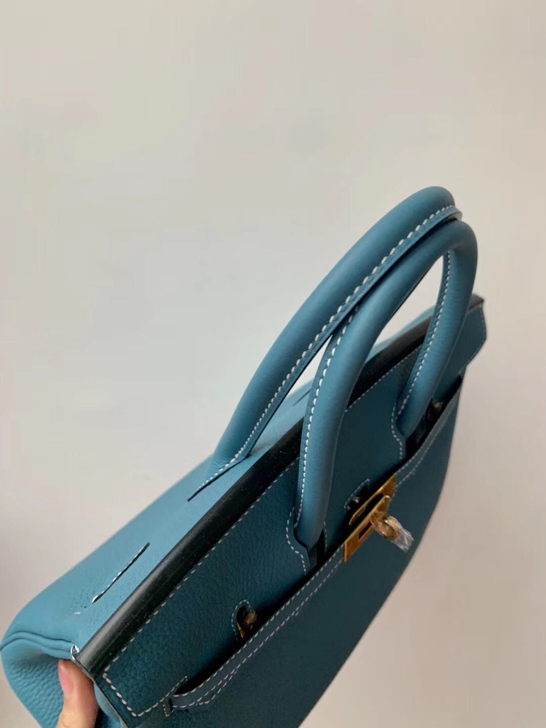小愛款-Birkin 25 Togo 75 牛仔藍 金扣