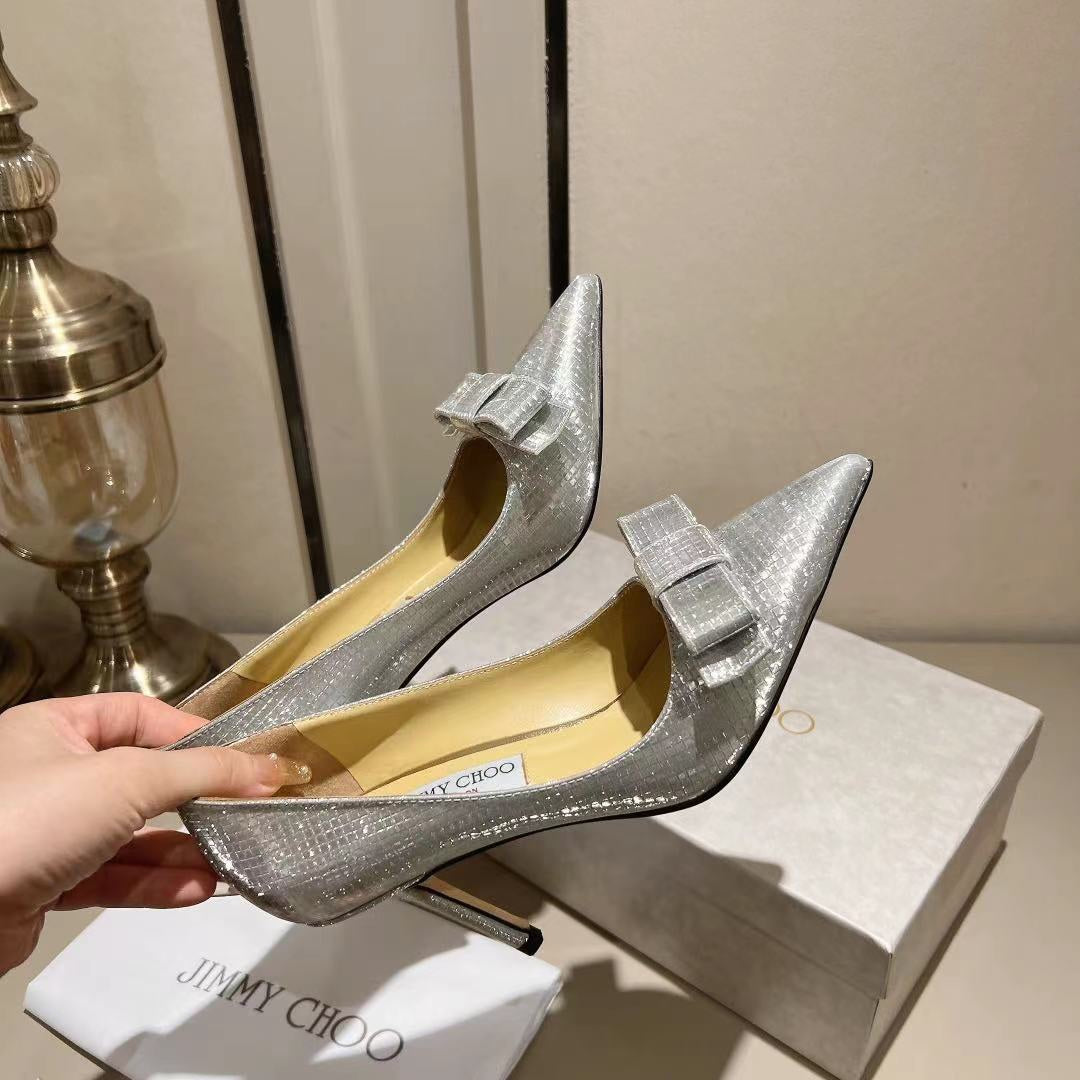 JC傑米-巴黎櫥窗定制款 Blingbling高跟鞋 8.5CM 銀色