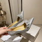 JC傑米-巴黎櫥窗定制款 Blingbling高跟鞋 8.5CM 銀色